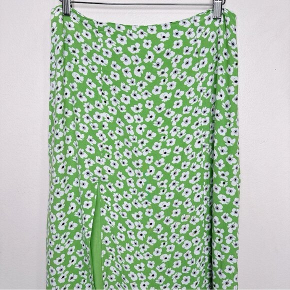 Anthropologie Womens 10 Maeve The Lille Side-Slit Midi Skirt - Picture 3 of 12